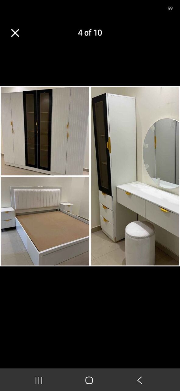 Al Narjis, Furniture, SAR 111,  New Bedroom Set Sale Online Home Devlree Free
