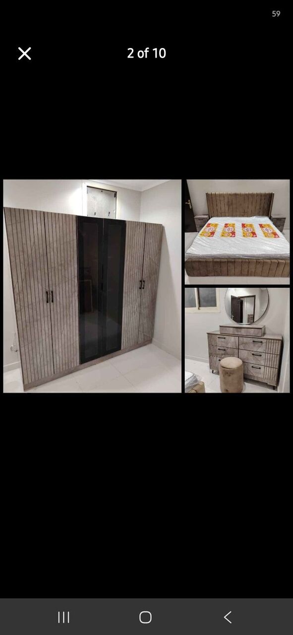 Al Narjis, Furniture, SAR 111,  New Bedroom Set Sale Online Home Devlree Free