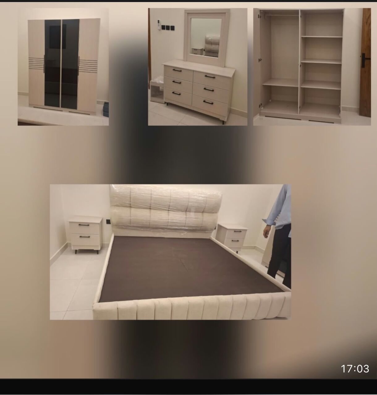 Al Narjis, Furniture, SAR 111,  New Bedroom Set Sale Online Home Devlree Free