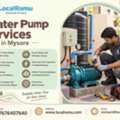 Smart Water Pump Repair Service In Mysore By LocalRamu