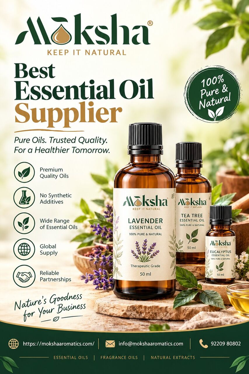 New Delhi, Wholesale Products, Reliable Essential Oil Supplier | Moksha Aromatics