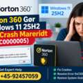 Norton 360 Windows 11 25H2 Crash Fix | +45-92457059