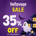 USD 11,  Halloween Sale Is LIVE! Get 35% OFF Sitewide + Free Shipping