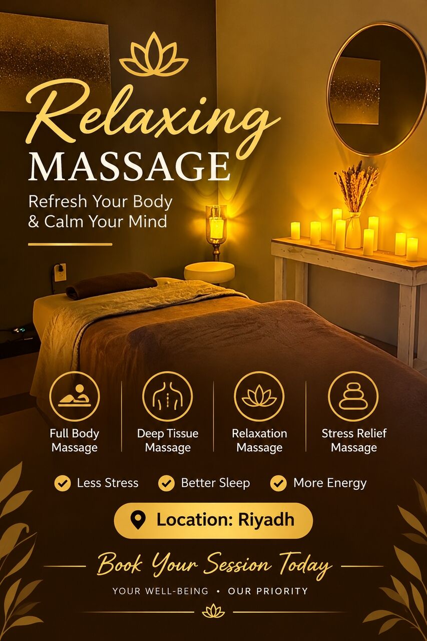 Riyadh, Beautician, Best Massage Therapist