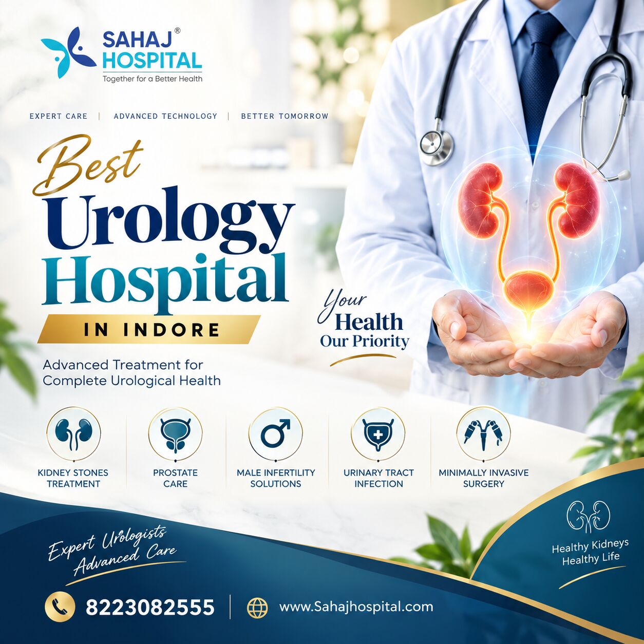 Indore, Health, Best Urology Hospital In Indore - Sahaj Hospital
