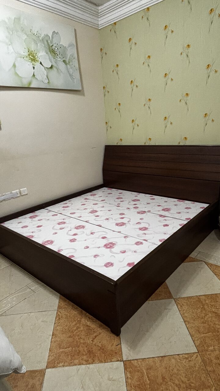 Al Baghdadyiah Al Gharbyia, Household Items, SAR 350,  Double Size Bed Frame Without Mattress