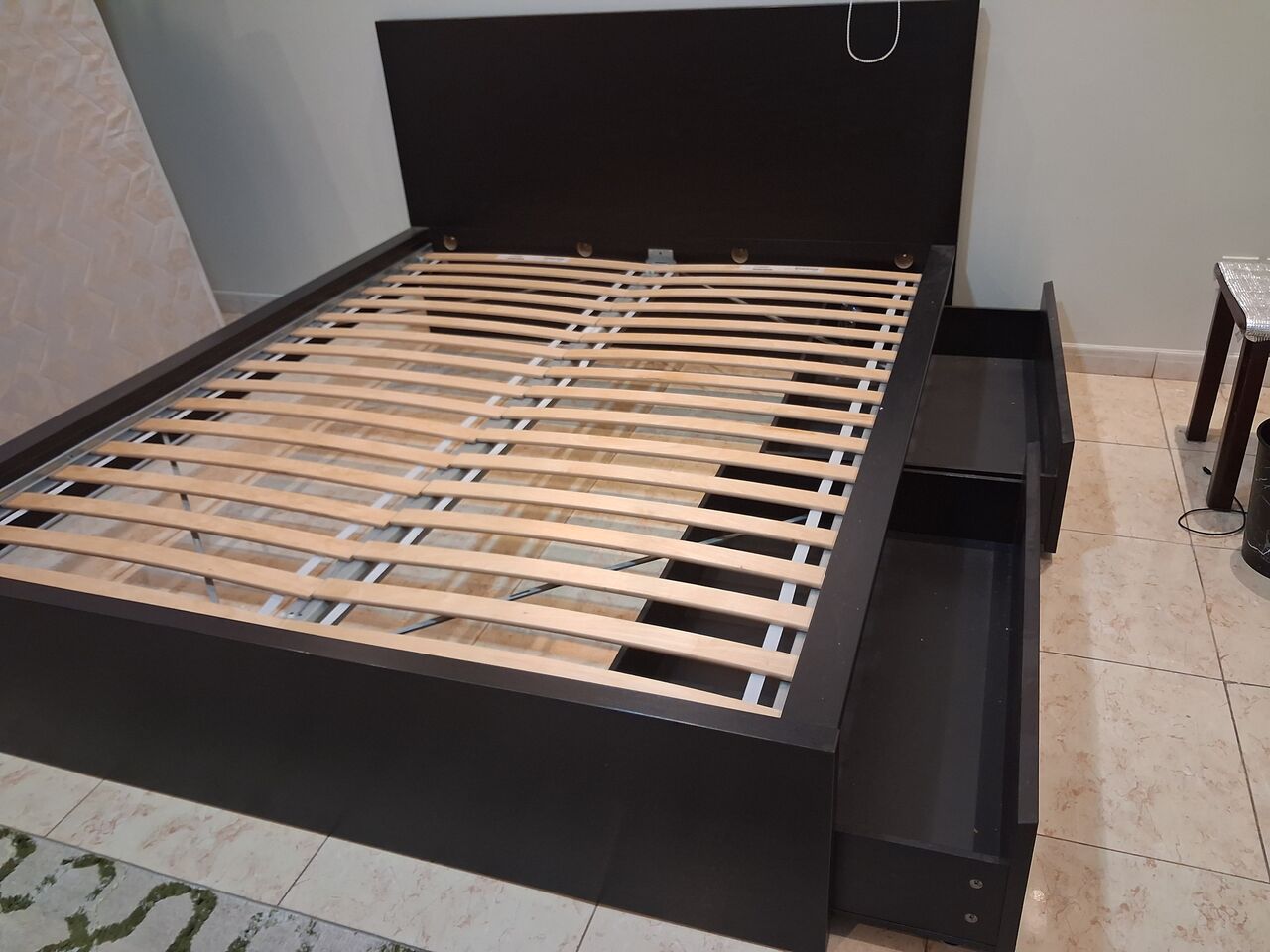 Jeddah, Furniture, SAR 1200,  IKEA Bed With Mattress & Wardrobe For Sale &ndash; Jeddah
