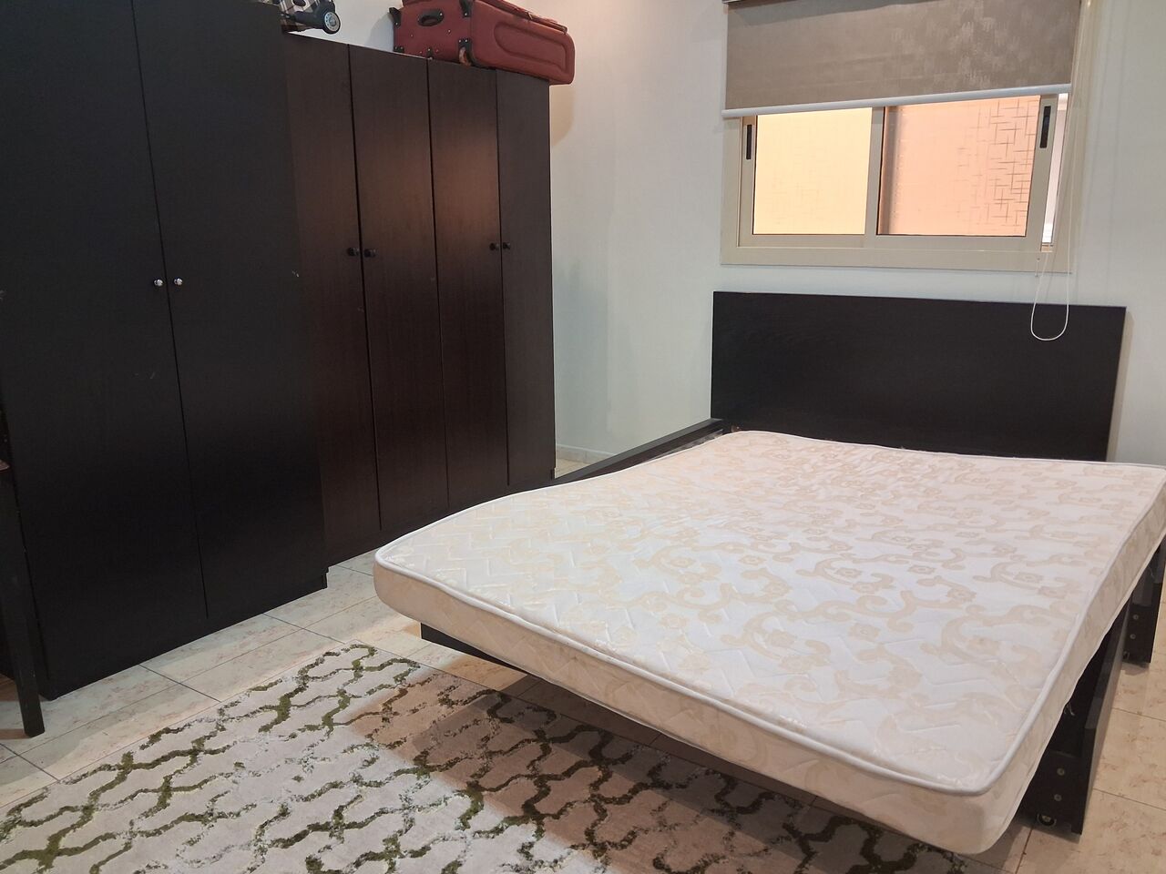 Jeddah, Furniture, SAR 1200,  IKEA Bed With Mattress & Wardrobe For Sale &ndash; Jeddah