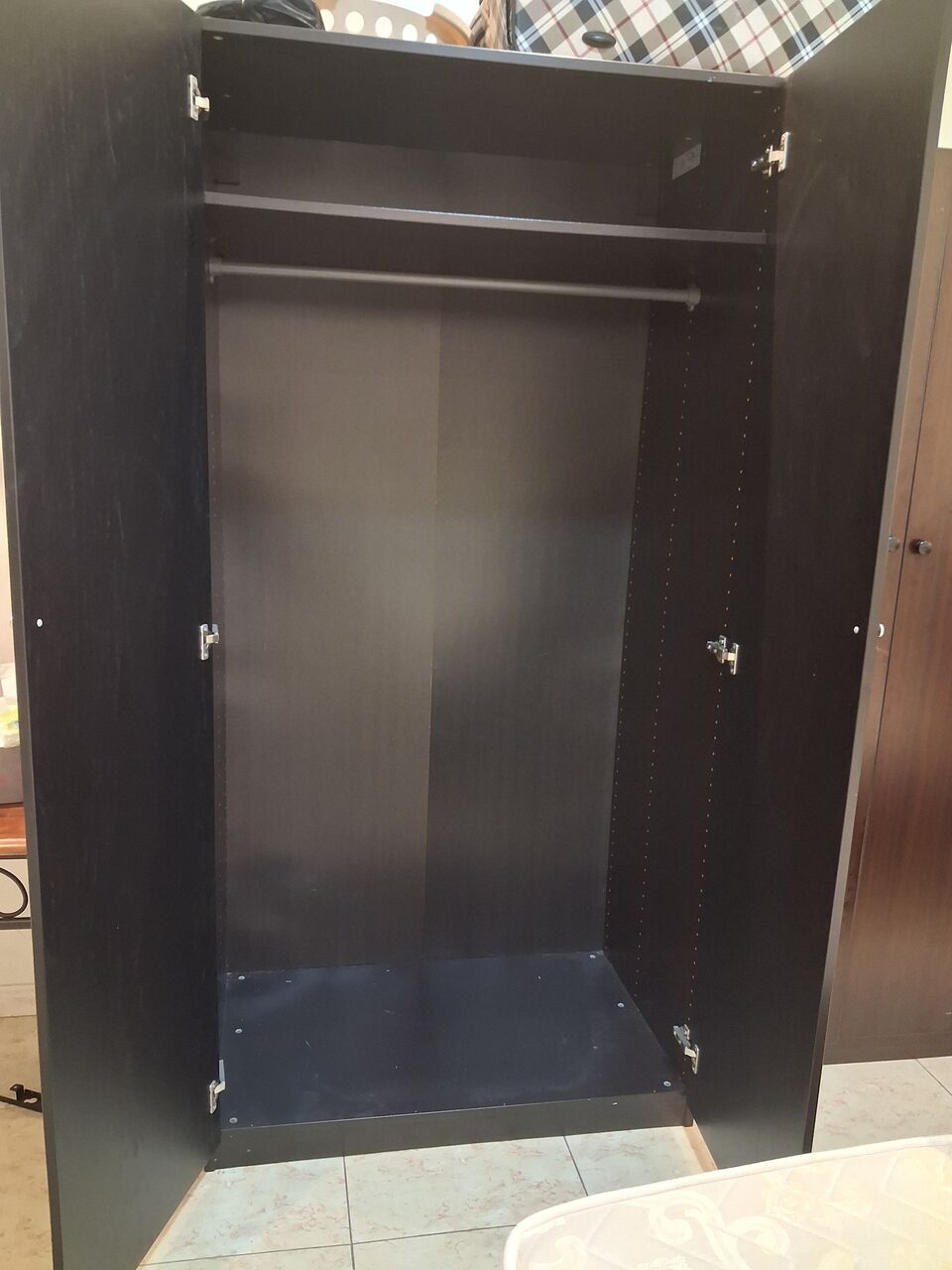 Jeddah, Furniture, SAR 1200,  IKEA Bed With Mattress & Wardrobe For Sale &ndash; Jeddah