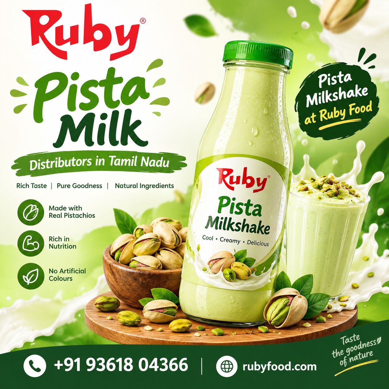 Madurai, Food, Pista Milk Distributors In Tamil Nadu | Pista Milkshake At Ruby Food