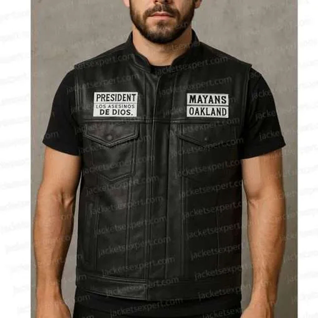 New York, Clothing & Accessories, USD 169,  Mayans Leather Vest &ndash; Bring Biker Style To Your Everyday Look