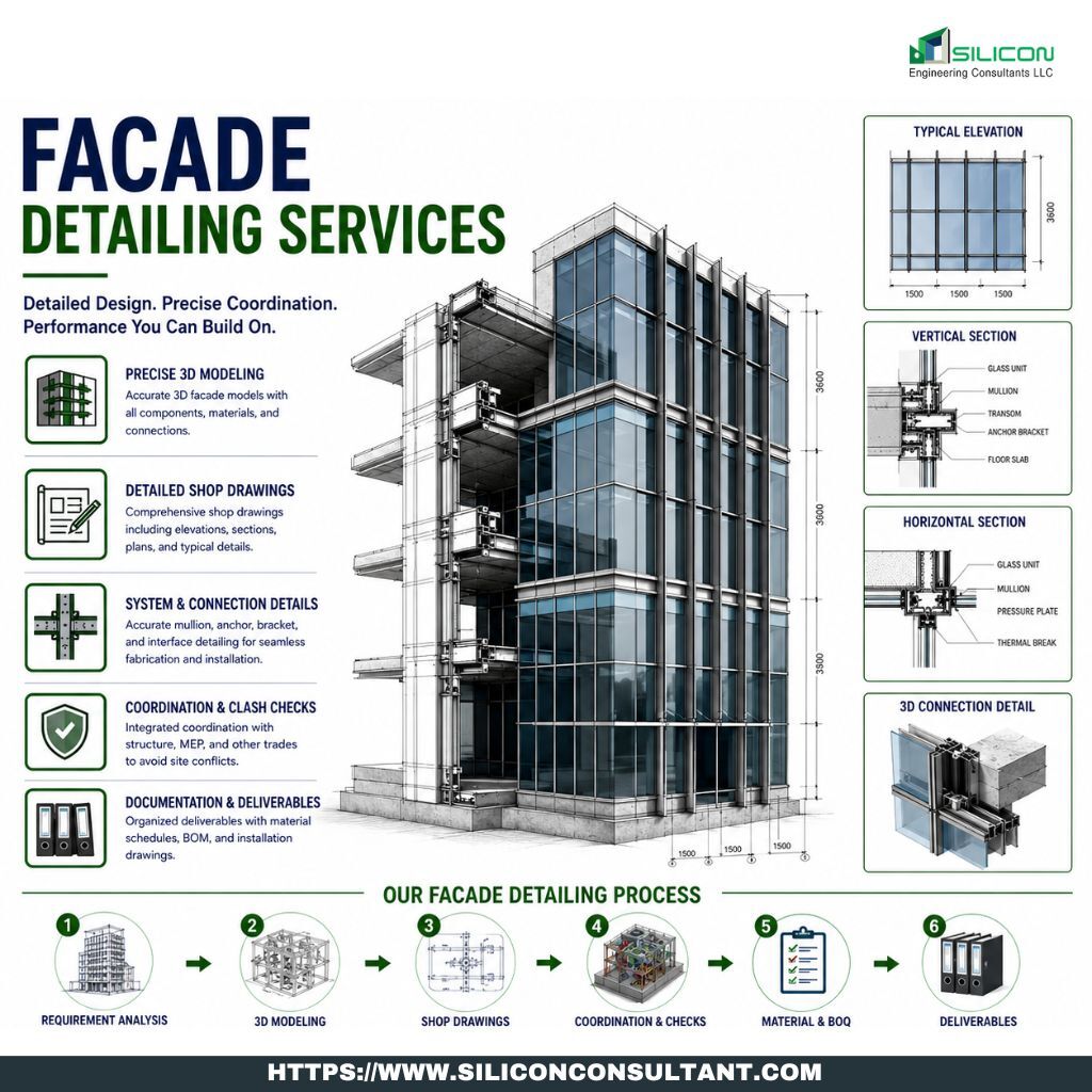 New York, Construction, Get The Best Facade Detailing Services New York City For AEC Projects, USA