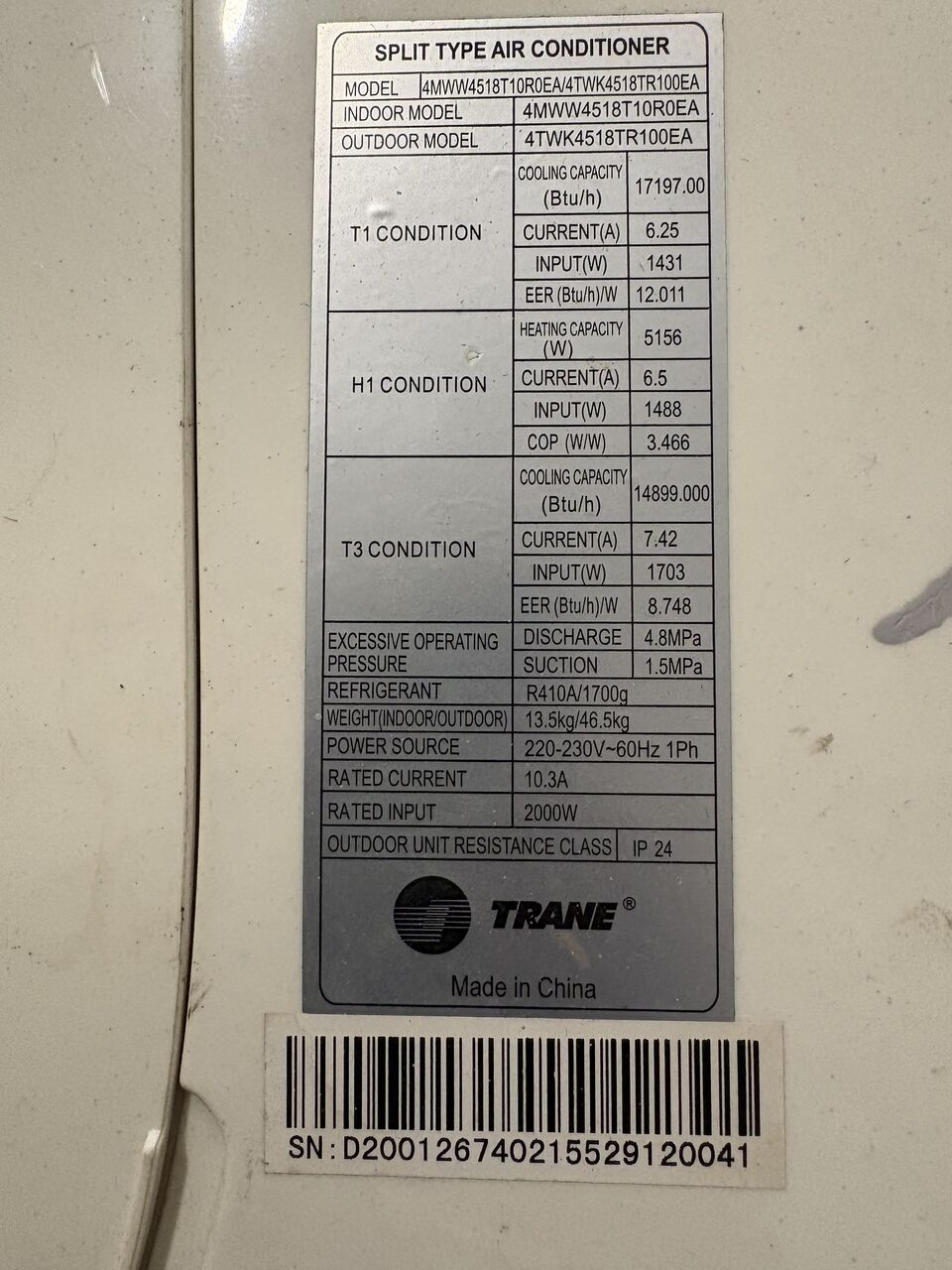 Dammam, Household Items, SAR 800,  Split AC 1.5 Ton