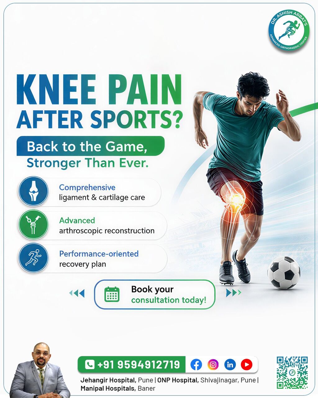 Mumbai, Health, Knee Replacement Surgeon In Pune Maharashtra India - Dr. Aashish Arbat