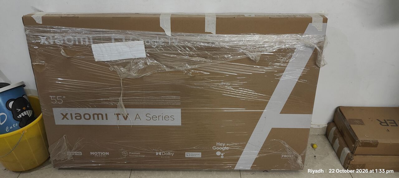 Al Iskan, Electronics, SAR 800,  Xiomi TV A 55" 2025 |  Google TV |  UHD 4K  Display | Dolby Audio, DTS-X, And DTS