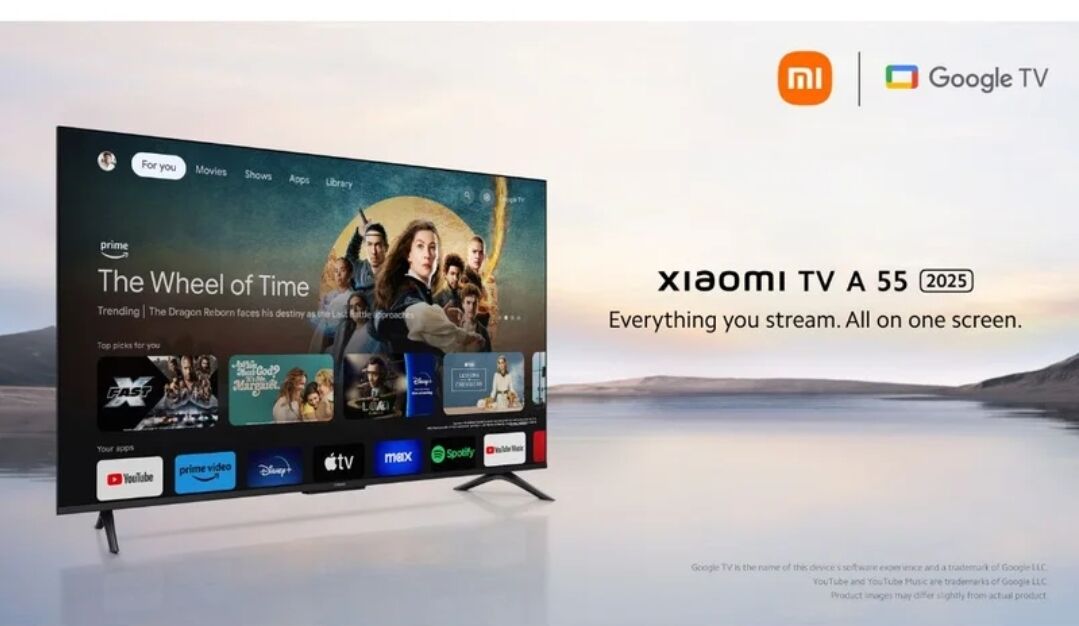 Al Iskan, Electronics, SAR 800,  Xiomi TV A 55" 2025 |  Google TV |  UHD 4K  Display | Dolby Audio, DTS-X, And DTS