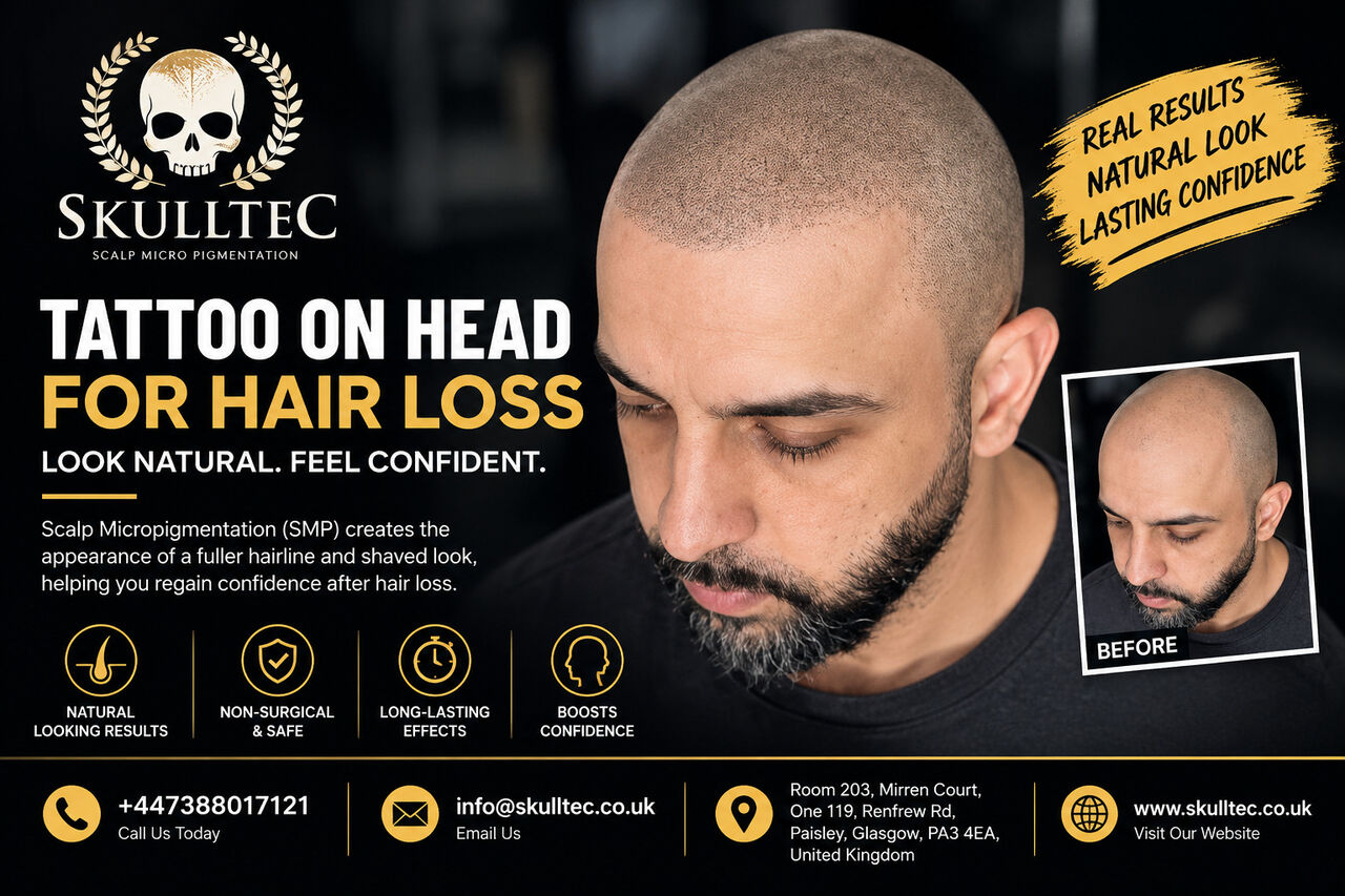 London, Health, Hair Tattoo London | Natural-Looking SMP For Men &ndash; Skulltec