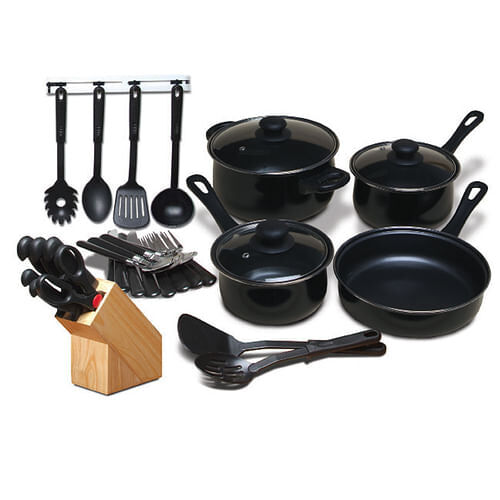 New York, Household Items, USD 67,  Buy Gibson Home Total Kitchen 32 Piece Cookware Combo Set Online USA &ndash; Only $67.34