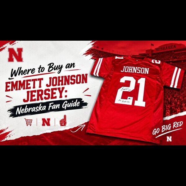 New York, Sporting Goods, USD 159,  Where To Buy An Emmett Johnson Jersey: Nebraska Fan Guide &ndash; The Husker - Locker Room