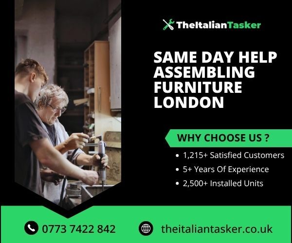 London, Household, Same Day Help Assembling Furniture London