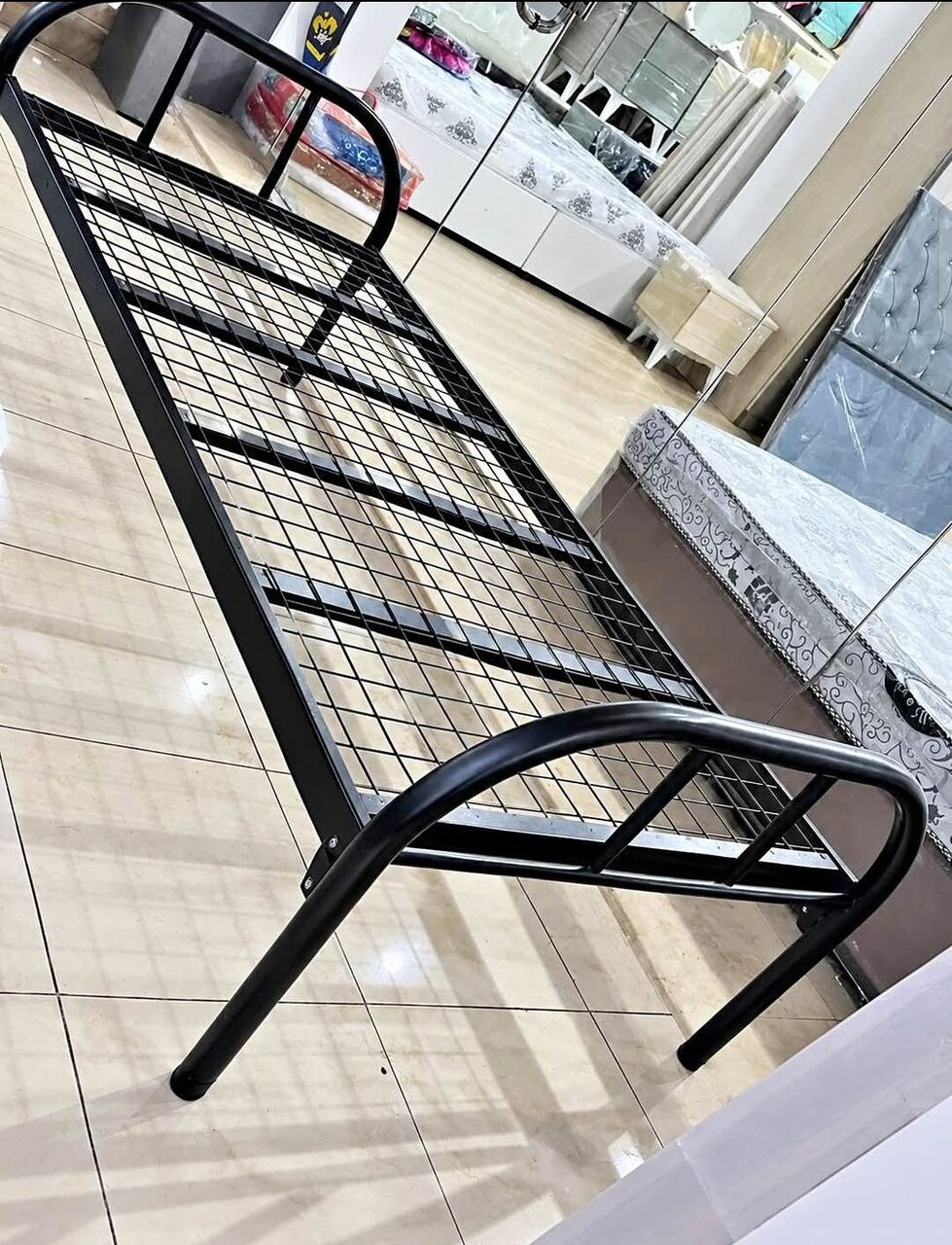Jeddah, Furniture, SAR 5,  New Steel Bed Available In Low Price