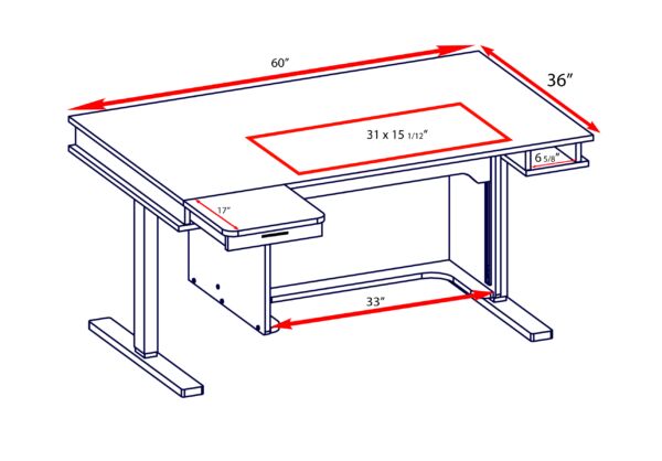 New York, Household Items, USD 4,  Model 9000 New Heights Adjustable Table