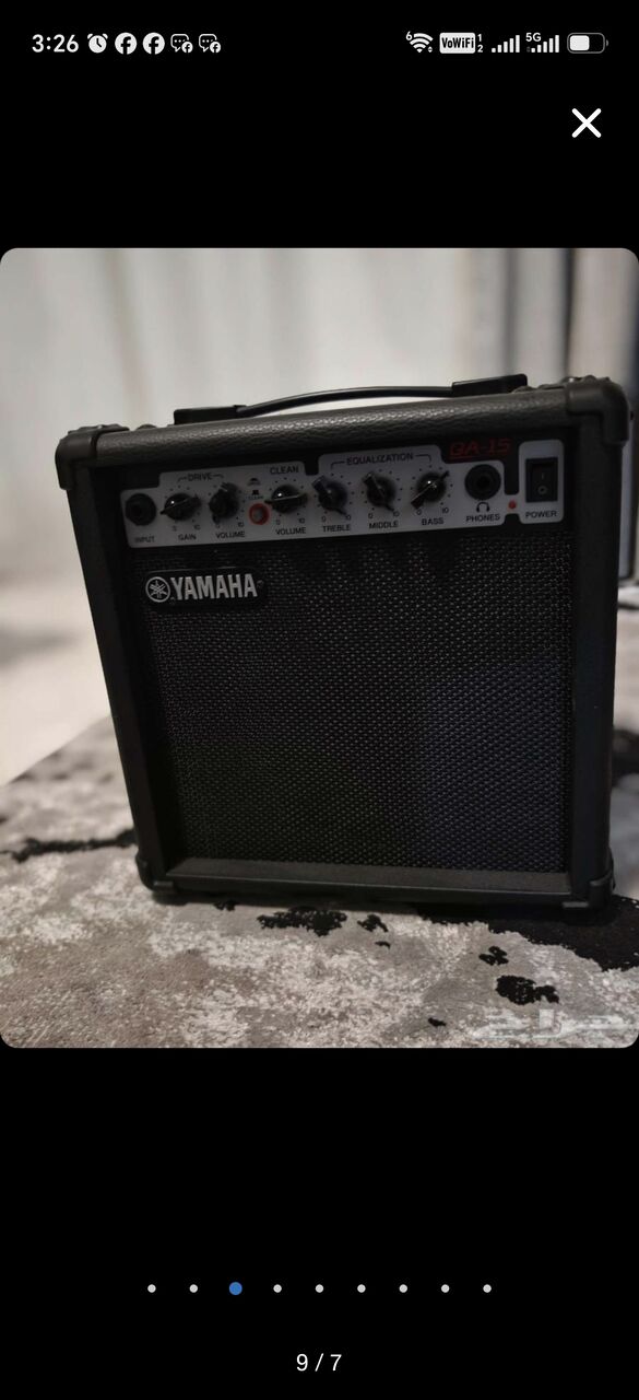 Dammam, Musical Instruments, SAR 1100,  (Like New) Yamaha Electric Guitar + Amp +case