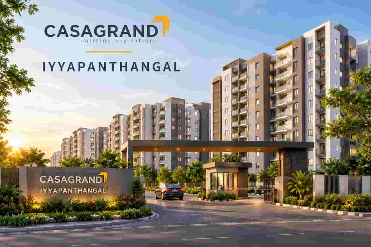 Chennai, Real Estate For Sale, INR 7600000,  3 BR,  1050 Sq. Feet,  Casagrand Iyyapanthangal | 330 Homes, Price & Floor Plans