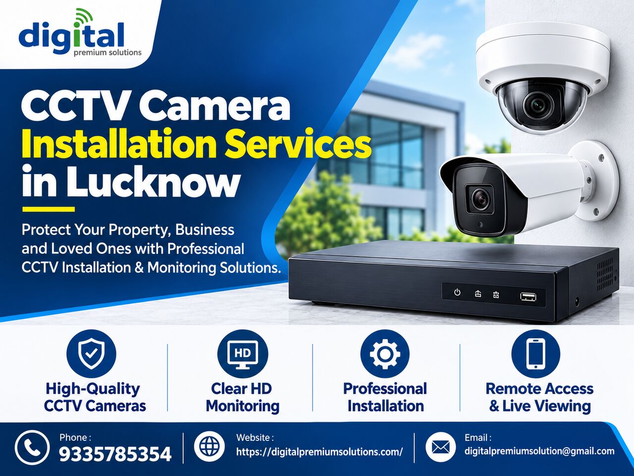 Lucknow, Business, CCTV Services In Lucknow For Commercial Buildings