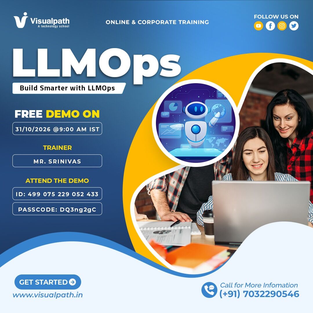 Hyderabad, Education, Large Language Model Operations Training  Online Free Demo