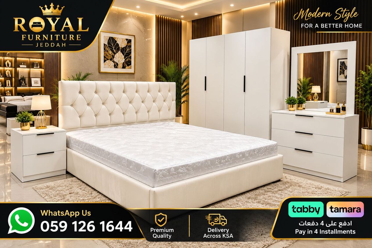 Jeddah, Furniture, SAR 10,  Luxury Bedroom Sets | Modern & Elegant Design | Royal Furniture Jeddah