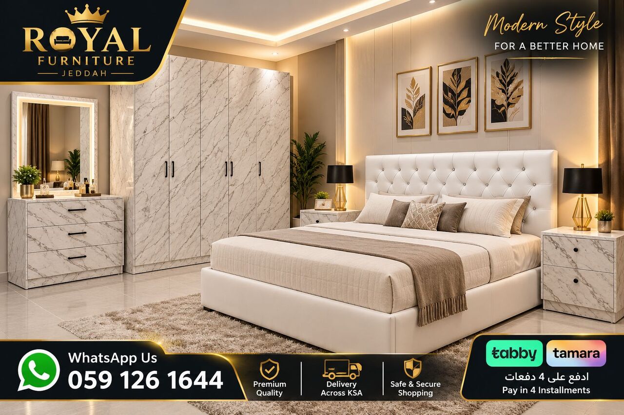 Jeddah, Furniture, SAR 10,  Luxury Bedroom Sets | Modern & Elegant Design | Royal Furniture Jeddah