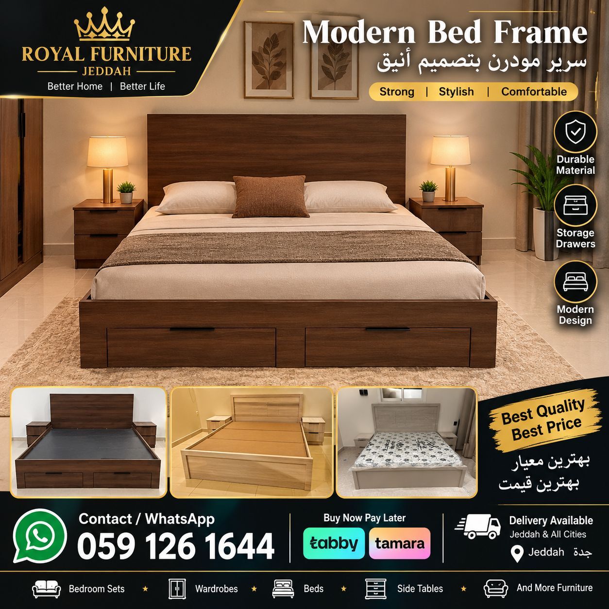 Jeddah, Furniture, SAR 10,  Luxury Bedroom Sets | Modern & Elegant Design | Royal Furniture Jeddah