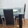 SAR 420,  Glass Top Dining Table