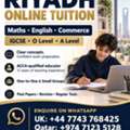 Riyadh Online Tuition | Maths, English & Commerce | IGCSE, O Level & A Level