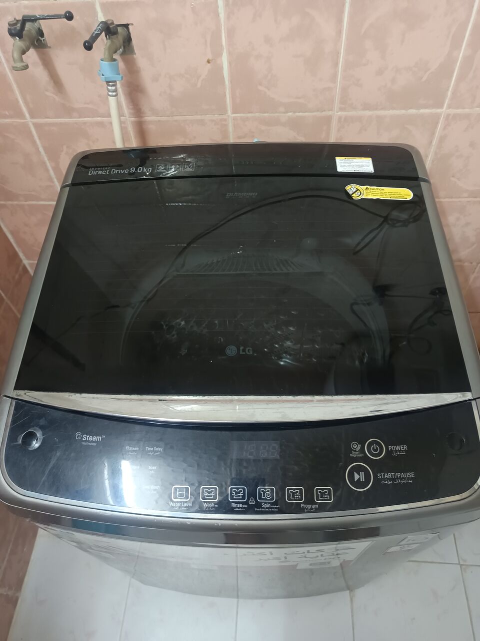 Yanbu, Electronics, SAR 700,  LG 9Kg Top Load Auto Washing Machine