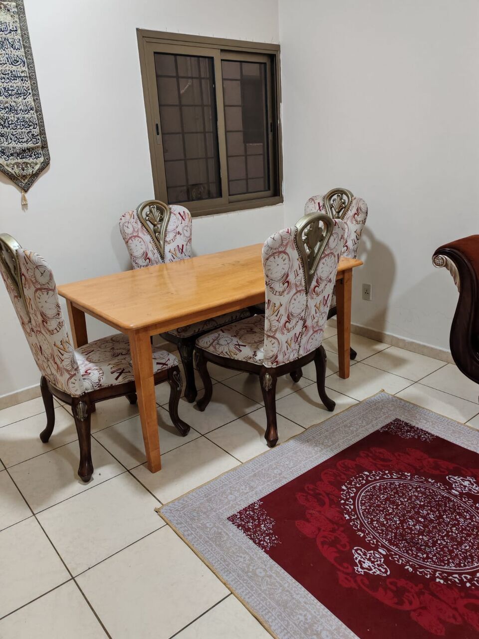 Dammam, Household Items, SAR 250,  Dining Table With 4 Chairs For Sale