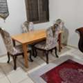 SAR 250,  Dining Table With 4 Chairs For Sale