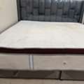 SAR 500,  Double Bed With Mattress (king Size) - Almost New