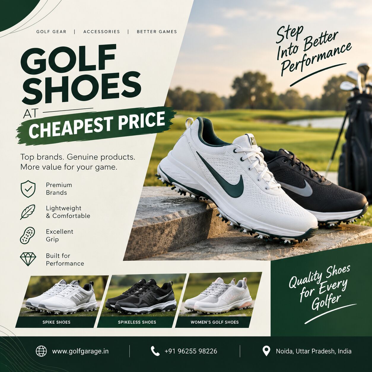 Noida, Sporting Goods, INR 26969,  Cheapest Golf Shoes Online