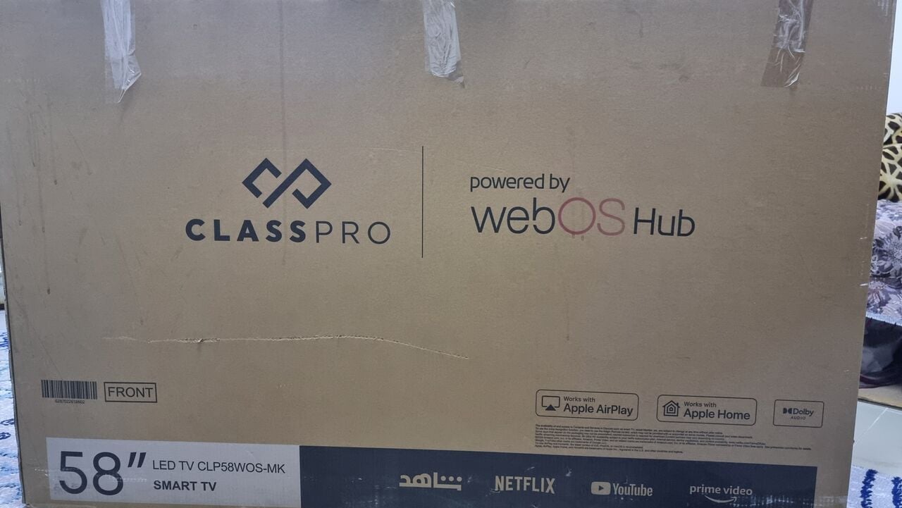 Riyadh, Household Items, SAR 950,  CLASSIC PRO 58" TV (WEB OS)