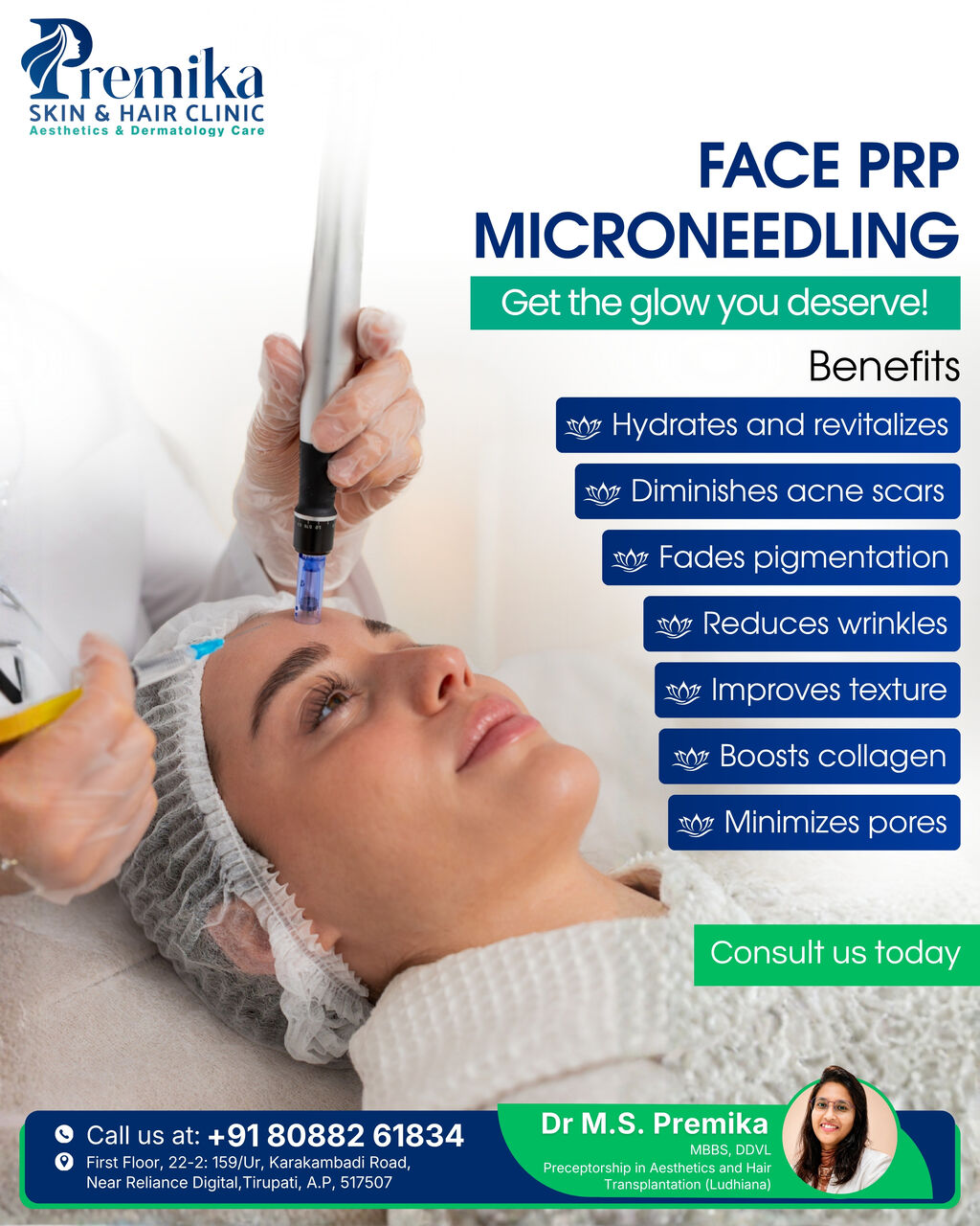 Kurnool, Health, Dr. M.S. Premika &ndash; Expert In Aesthetics & Dermatology Care