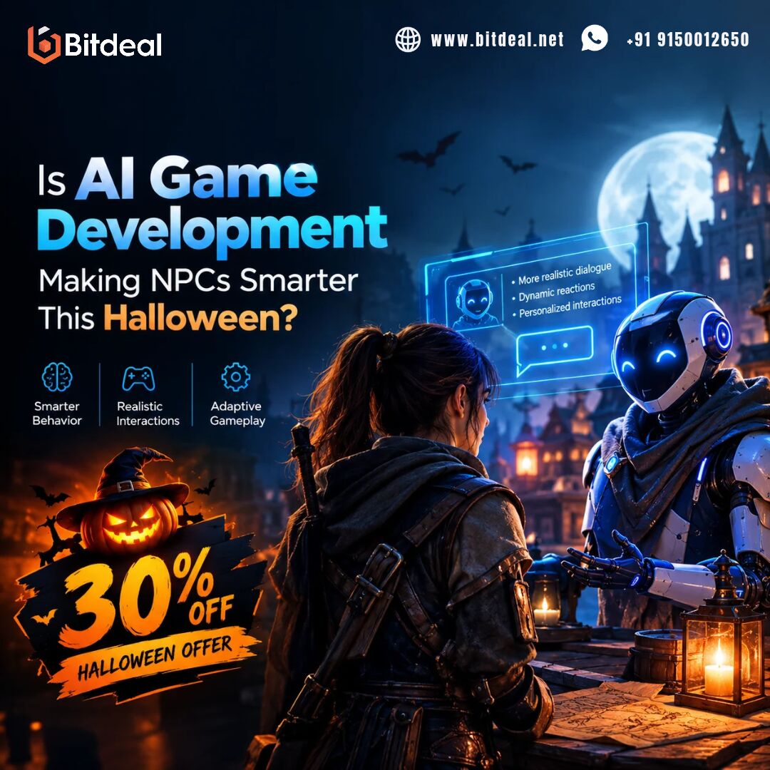 New York, Business, Looking For An AI Game Development Company For Your Studio? Explore Our Halloween Offer