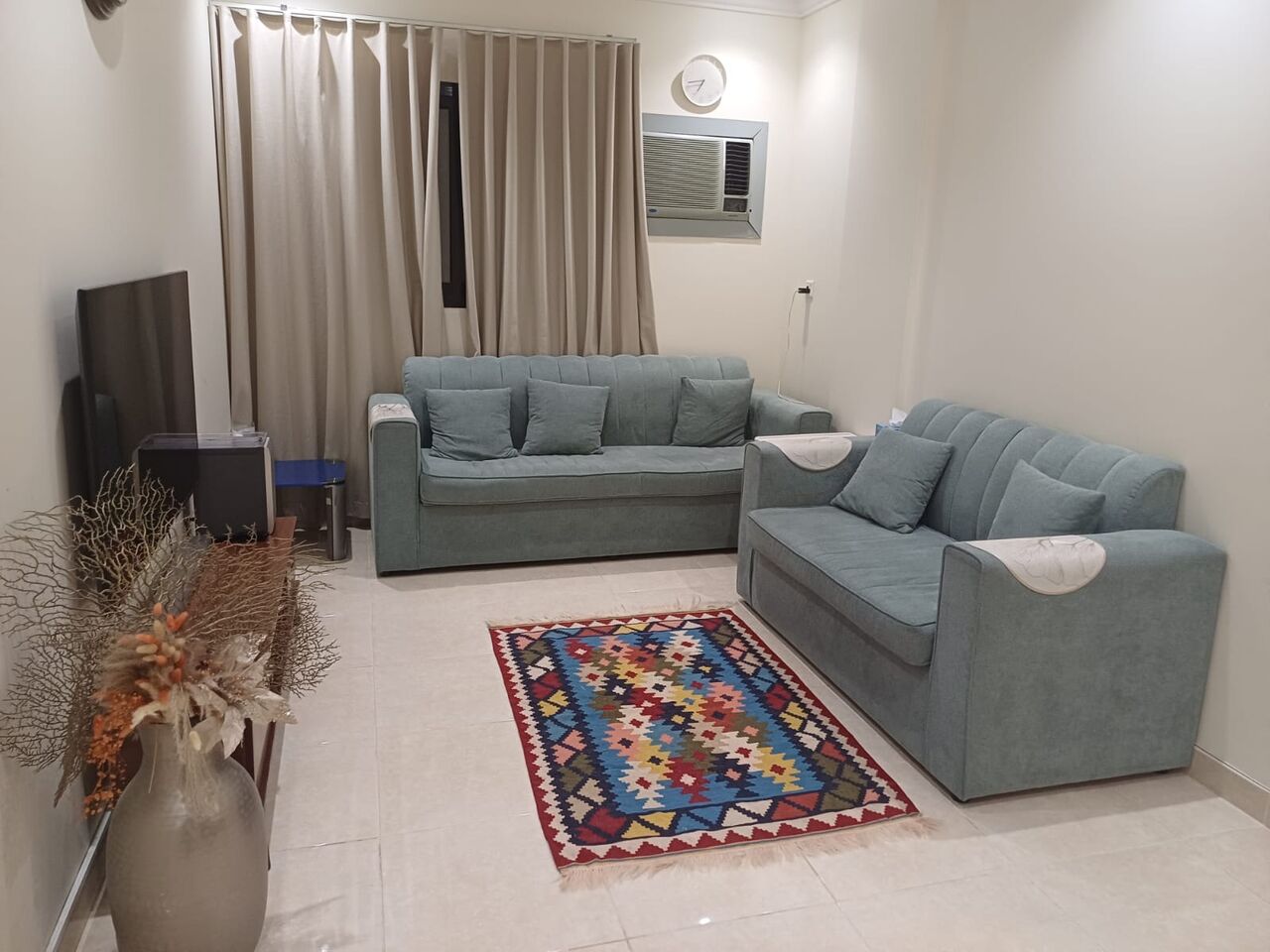 Riyadh, Furniture, SAR 1800,  Urgent Sale Due To Relocation - Elegant Sofa Set & Custom-Made L-Shaped Majlis Seating