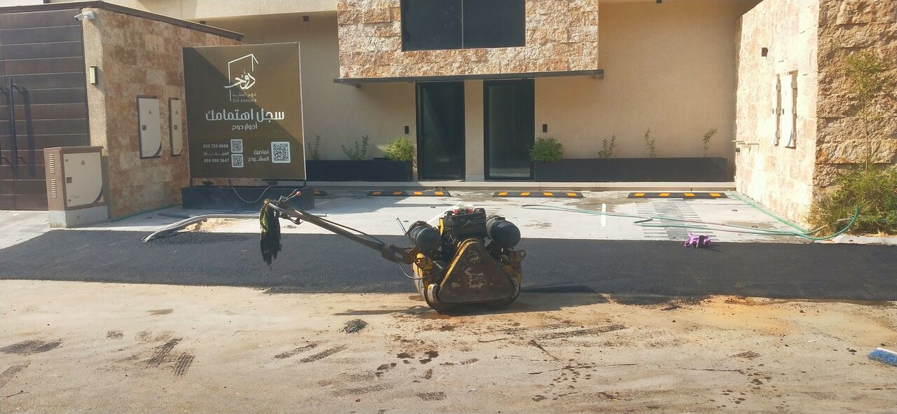Riyadh, Construction, شغل زفلت اسفلت