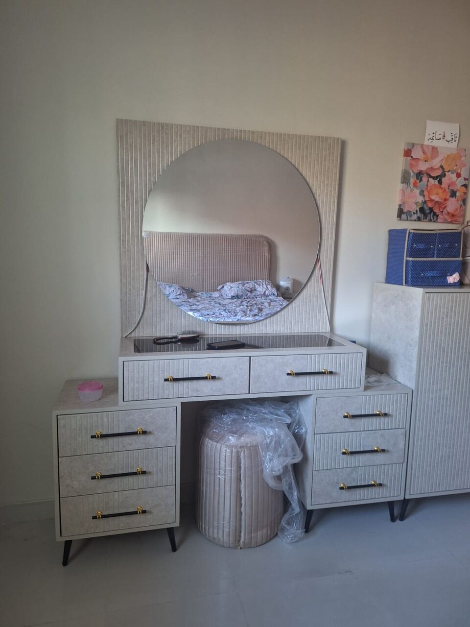 Riyadh, Furniture, SAR 2499,  Complete Bedroom Set With Mattress - Only 2.5 Months Used