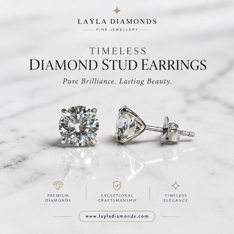 London, Jewelry, GBP 550,  Lab Diamond Earrings For Timeless Luxury And Brilliance