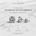 GBP 550,  Lab Diamond Earrings For Timeless Luxury And Brilliance