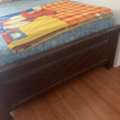 SAR 500,  Queen Size Wooden Cot With Mattress