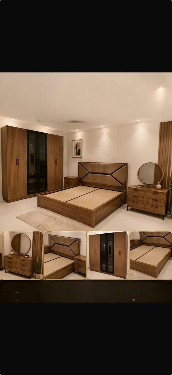 Al Malqa, Furniture, SAR 111,  New Bedroom Set Sale Online Home Devlree Free